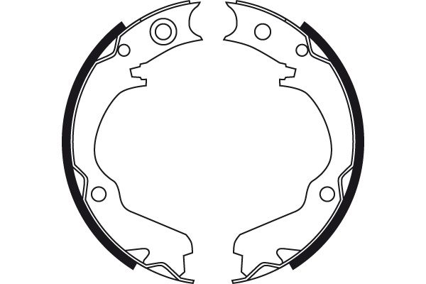 Bremsbackensatz, Feststellbremse