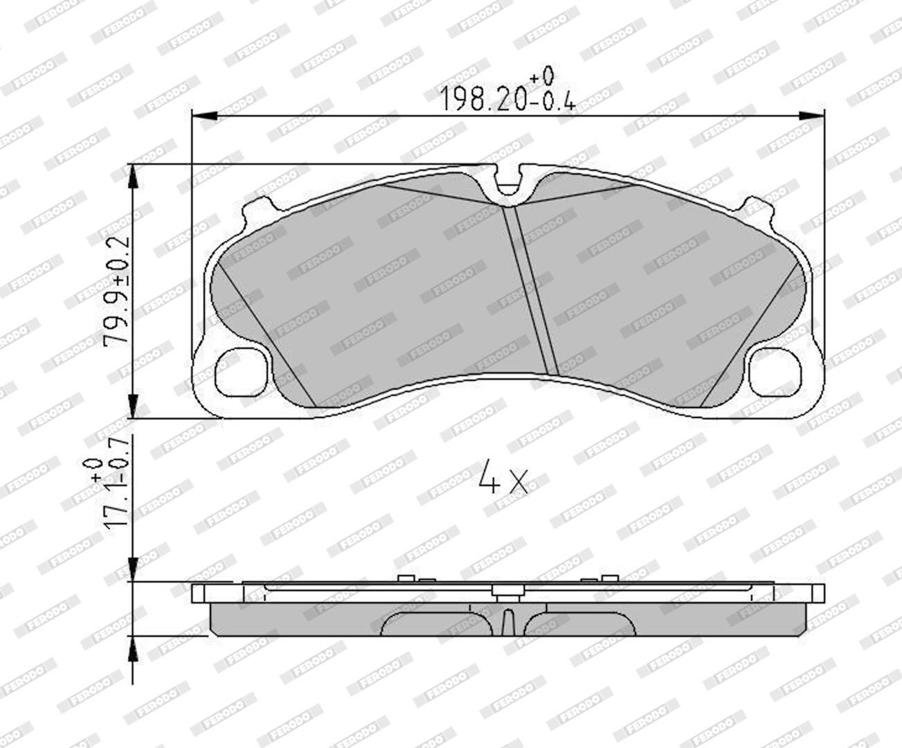 Bremsbelagsatz, Scheibenbremse