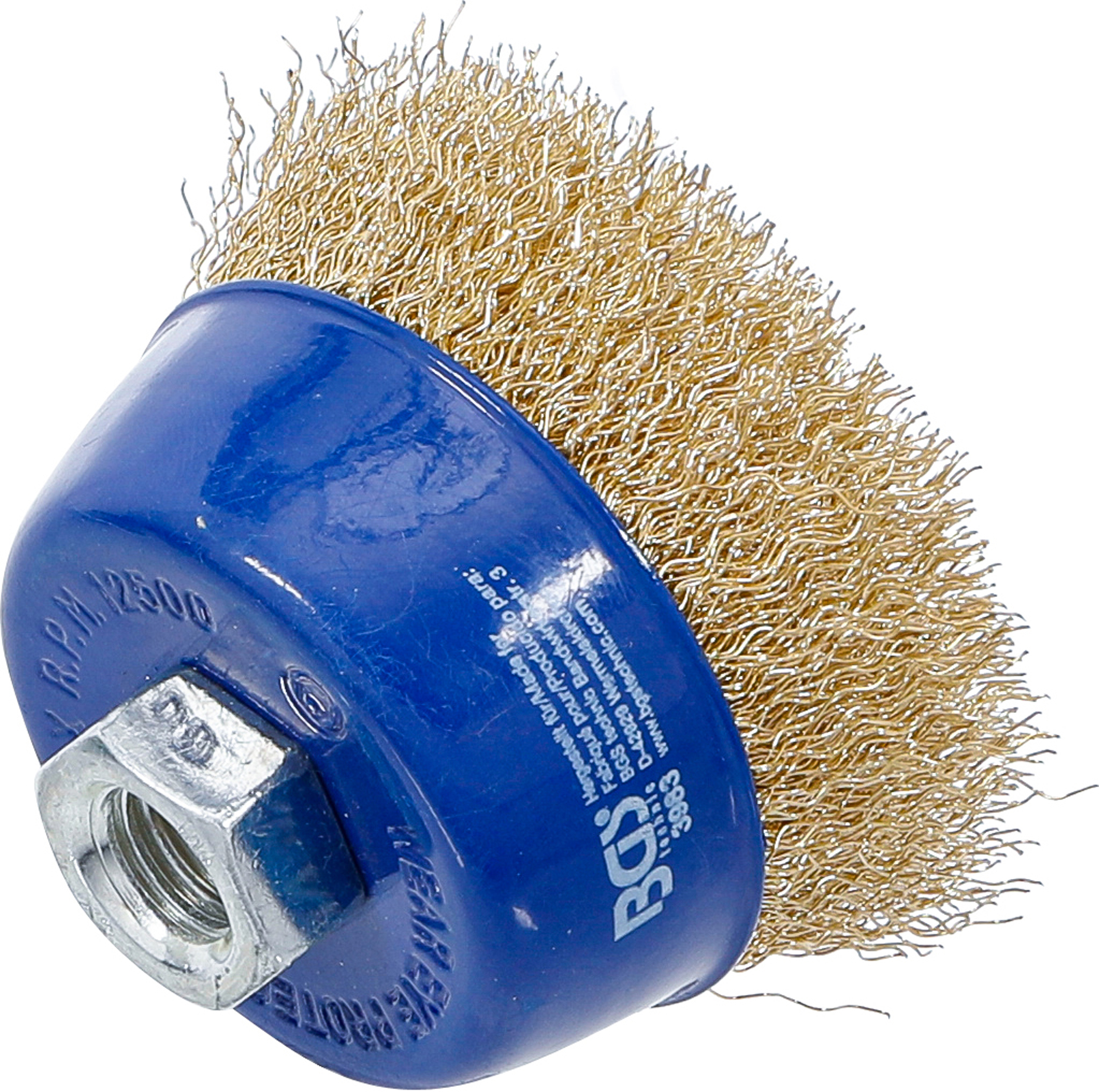 BGS Topfbürste | Aufnahme M14 x 2,0 | Ø 75 x 57 mm