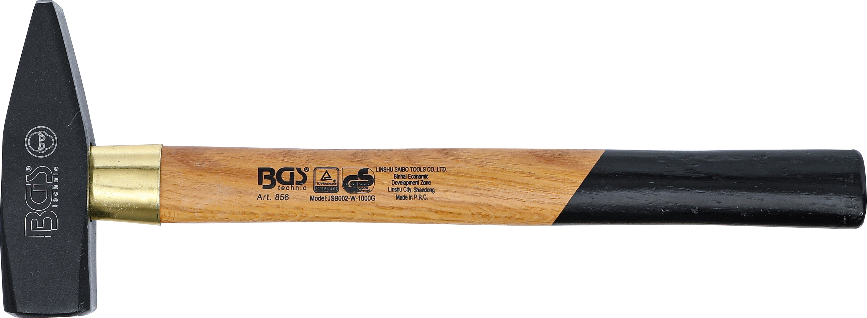 BGS Schlosserhammer | Holz-Stiel | DIN 1041 | 1000 g