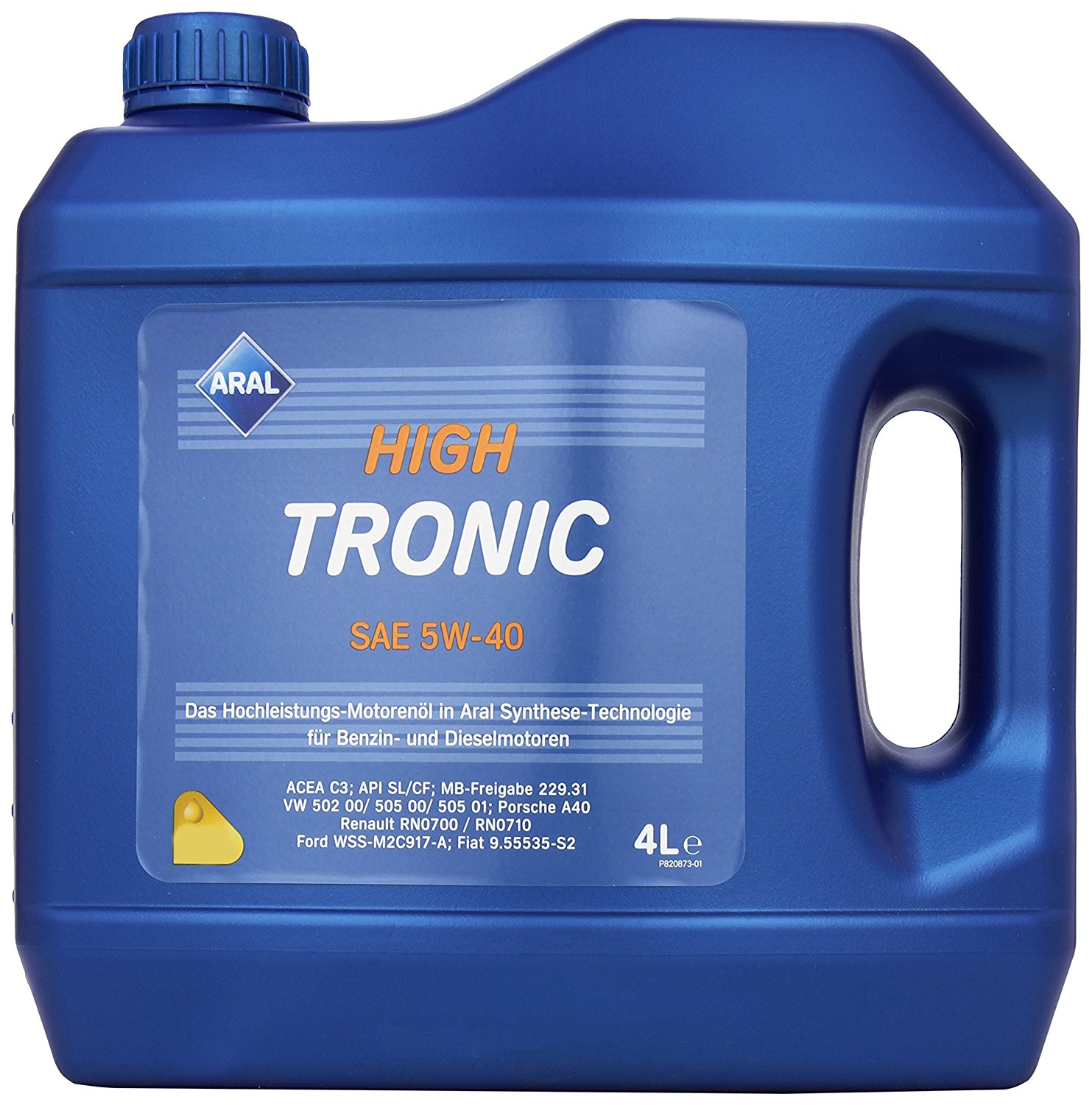 5W-40 Aral High Tronic Motoröl 4 Liter