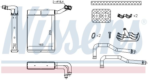 Wärmetauscher, Innenraumheizung