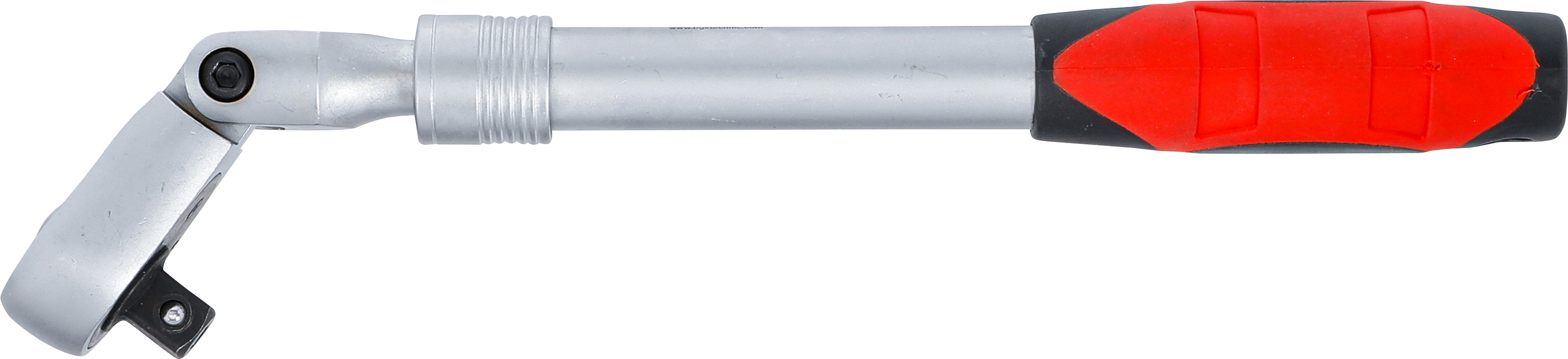 BGS Umschaltknarren-Satz | ausziehbar, abwinkelbar | Abtrieb Außenvierkant 6,3 mm (1/4") - 10 mm (3/8") - 12,5 mm (1/2") | 3-tlg.