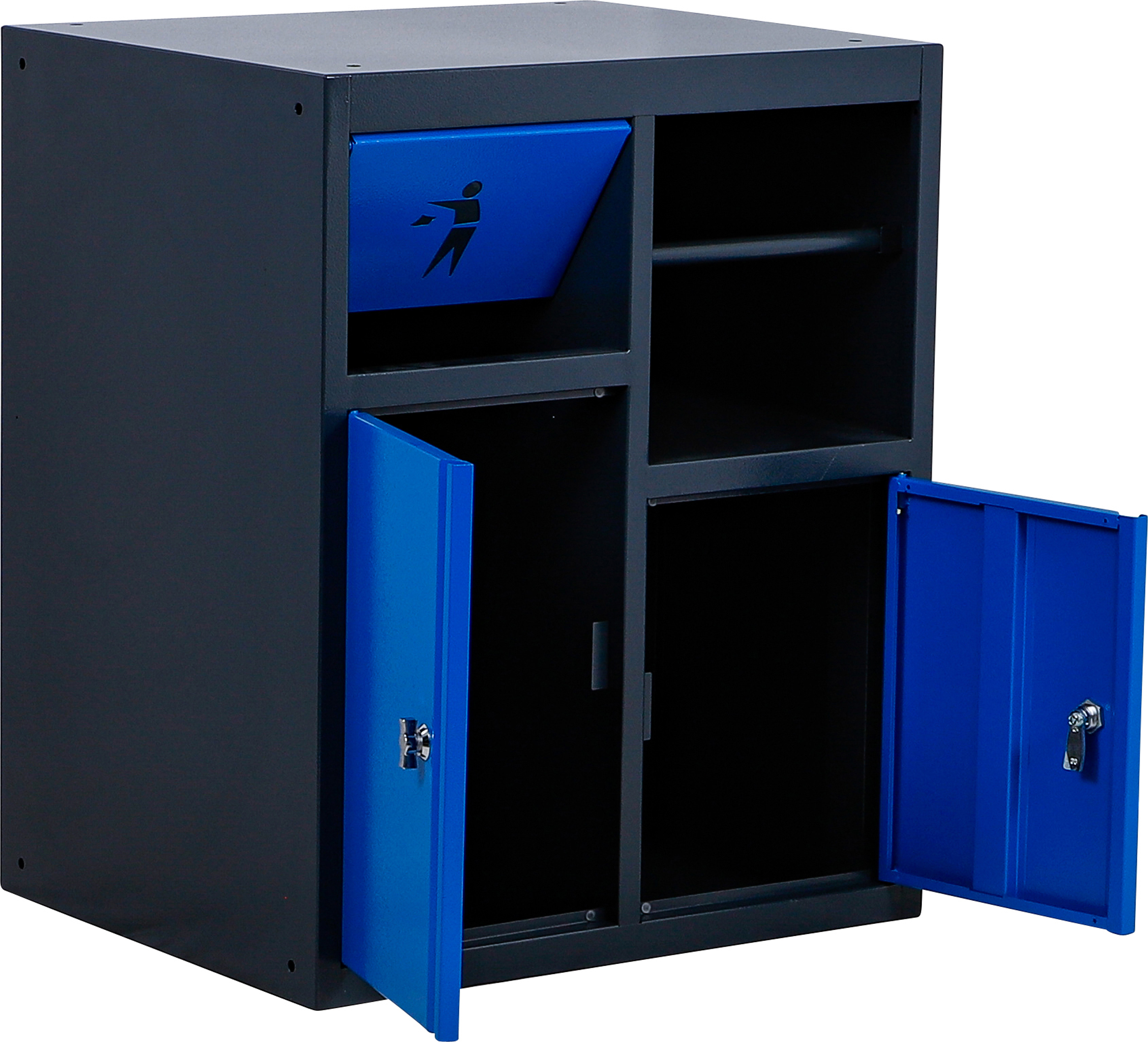 BGS Unterschrank | mit Rollenhalter und Abfallmodul