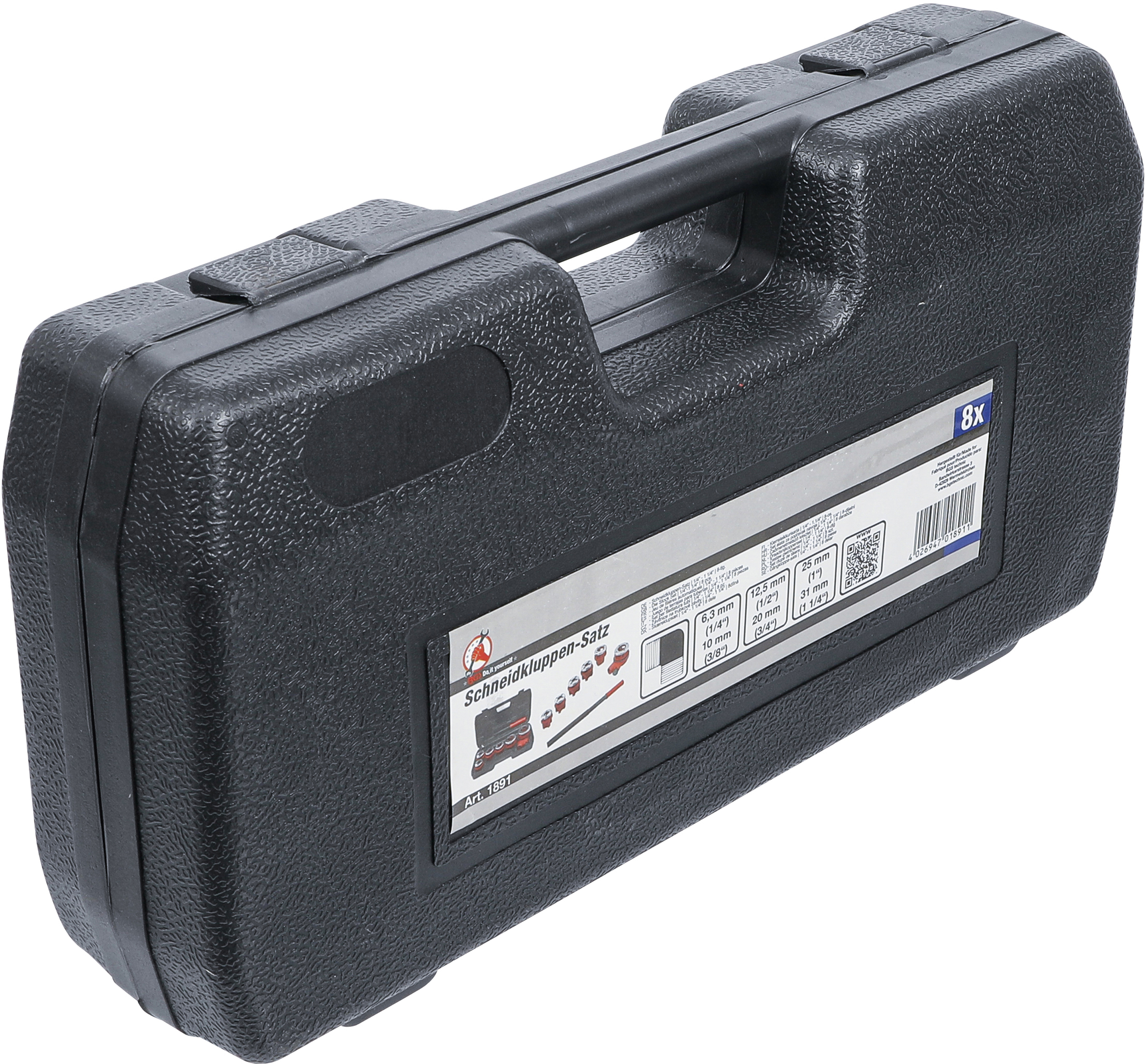 BGS Schneidkluppen-Satz | 1/4" - 1 1/4" | 8-tlg.