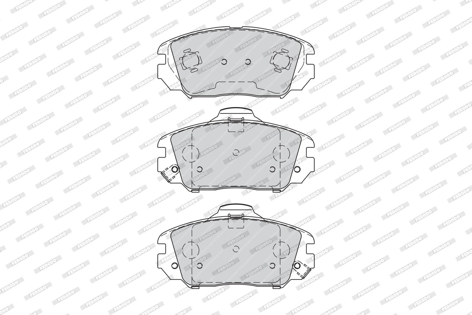 Bremsbelagsatz, Scheibenbremse