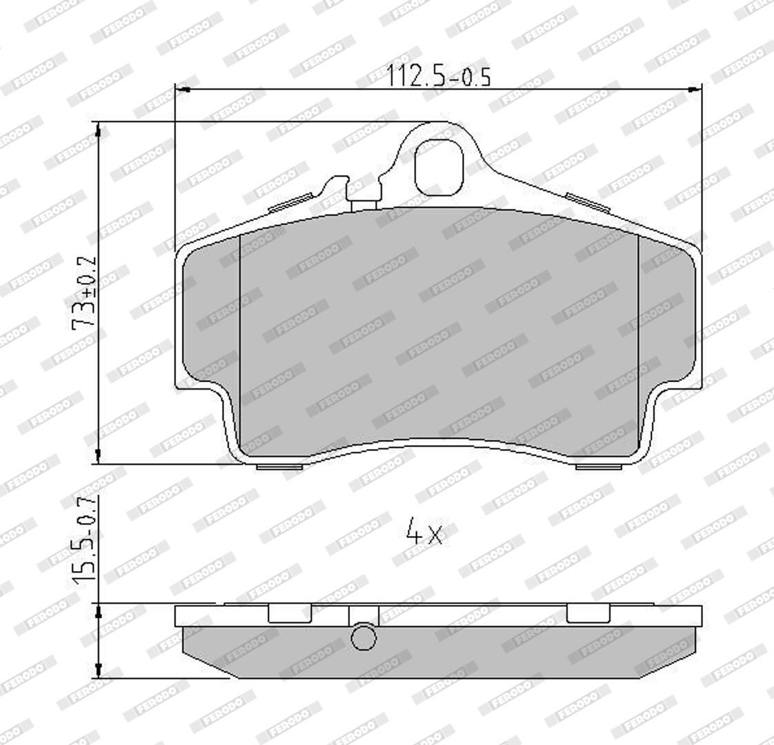 Bremsbelagsatz, Scheibenbremse