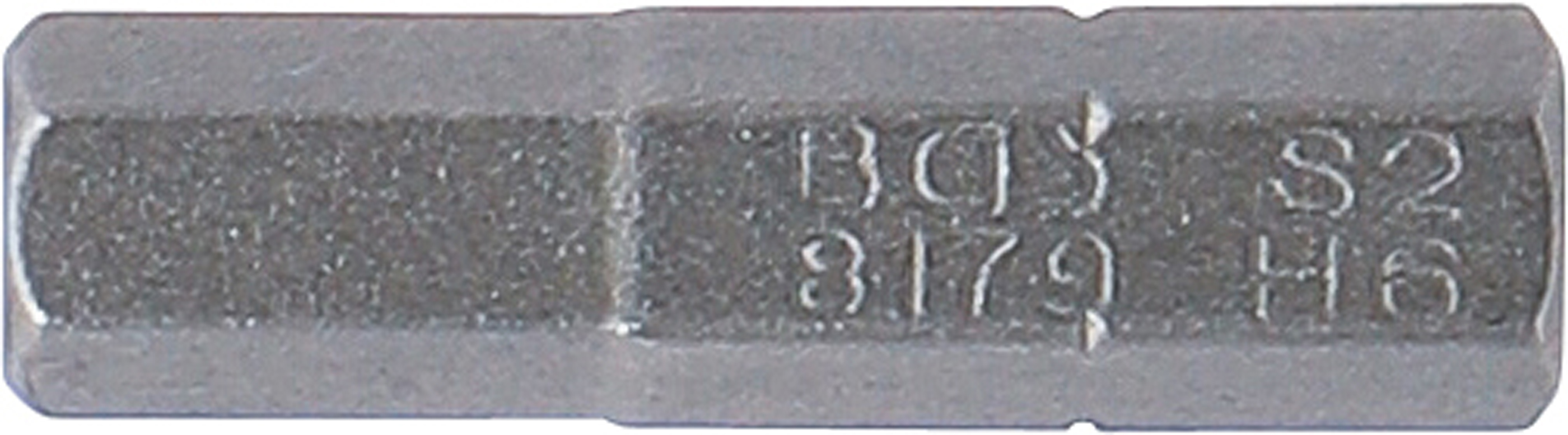 BGS Bit | Länge 25 mm | Antrieb Außensechskant 6,3 mm (1/4") | Innensechskant 6 mm
