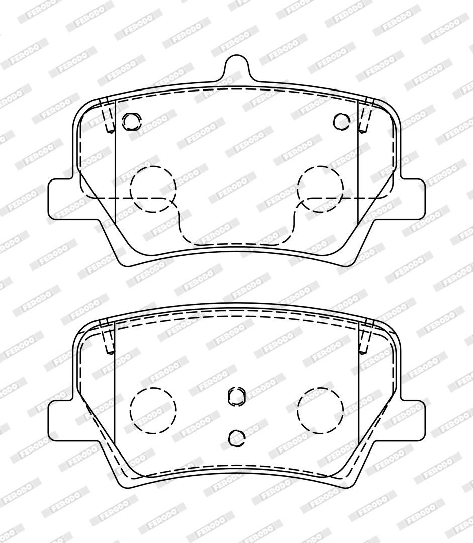 Bremsbelagsatz, Scheibenbremse