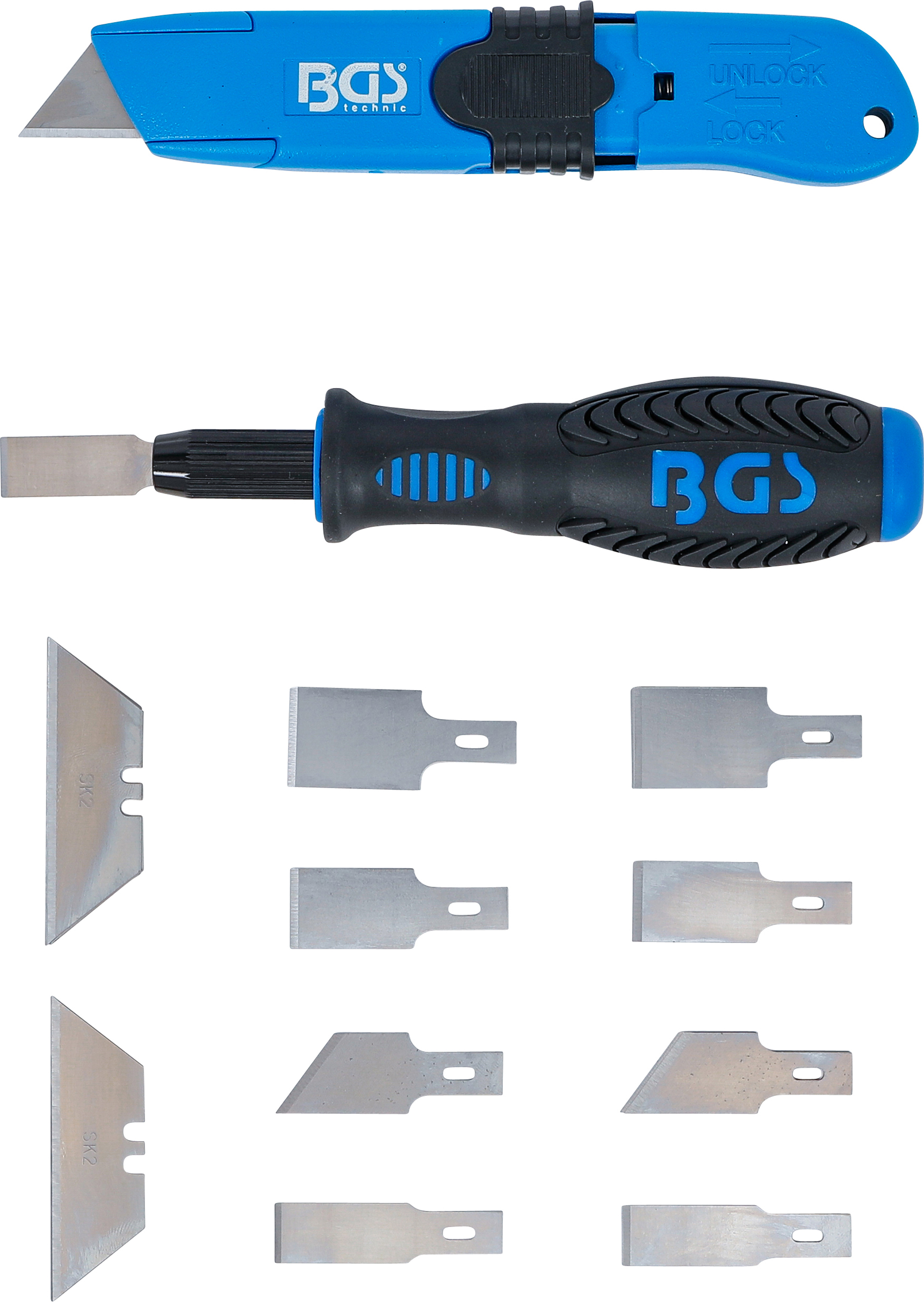 BGS Schaber- und Messer-Satz | 27-tlg.