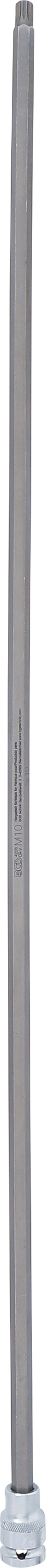 BGS Bit-Einsatz | Länge 800 mm | Antrieb Innenvierkant 12,5 mm (1/2") | Innenvielzahn (für XZN) M10 | für VAG