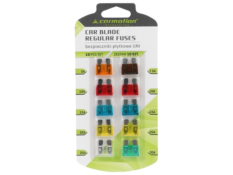 Carmotion Flachsicherung Set Flachstecksicherung 10tlg