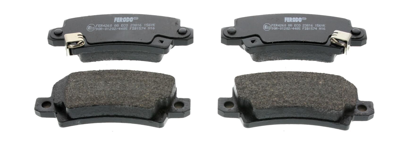 Bremsbelagsatz, Scheibenbremse