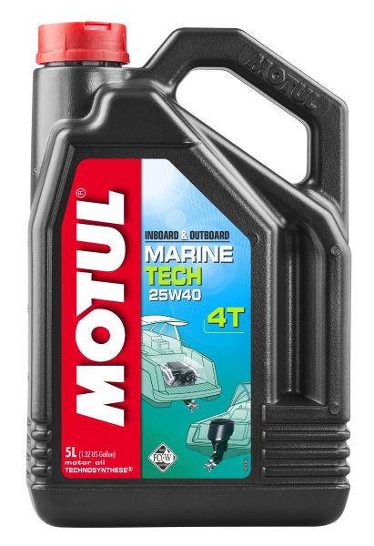 Motul 25W-40 Marine Tech 4-Takt Motoröl 5 Liter