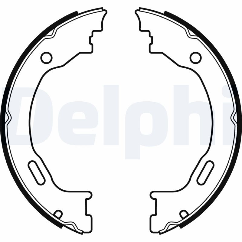 Bremsbackensatz, Feststellbremse