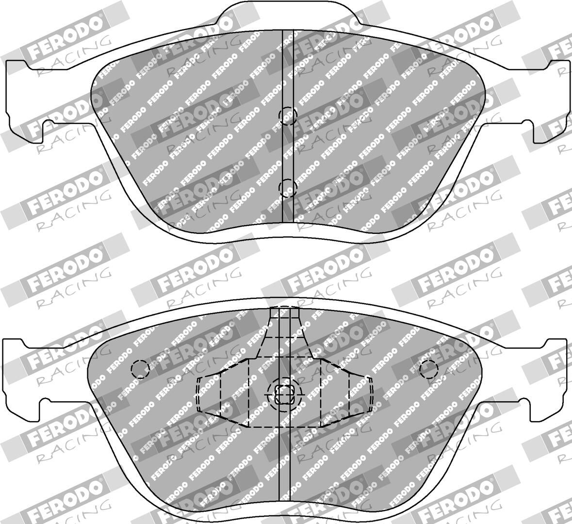 Bremsbelagsatz, Scheibenbremse