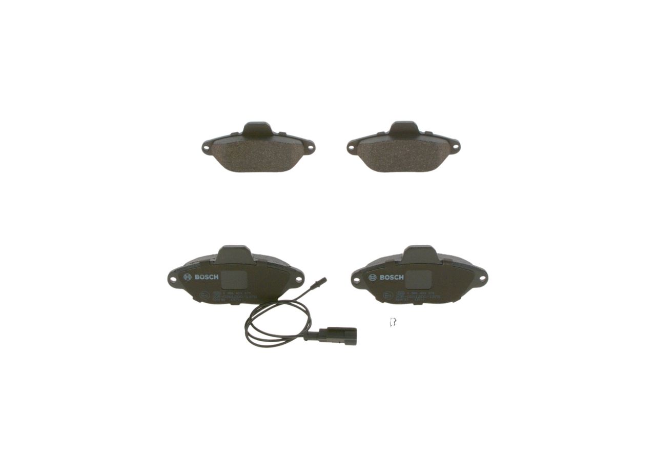 Bremsbelagsatz, Scheibenbremse