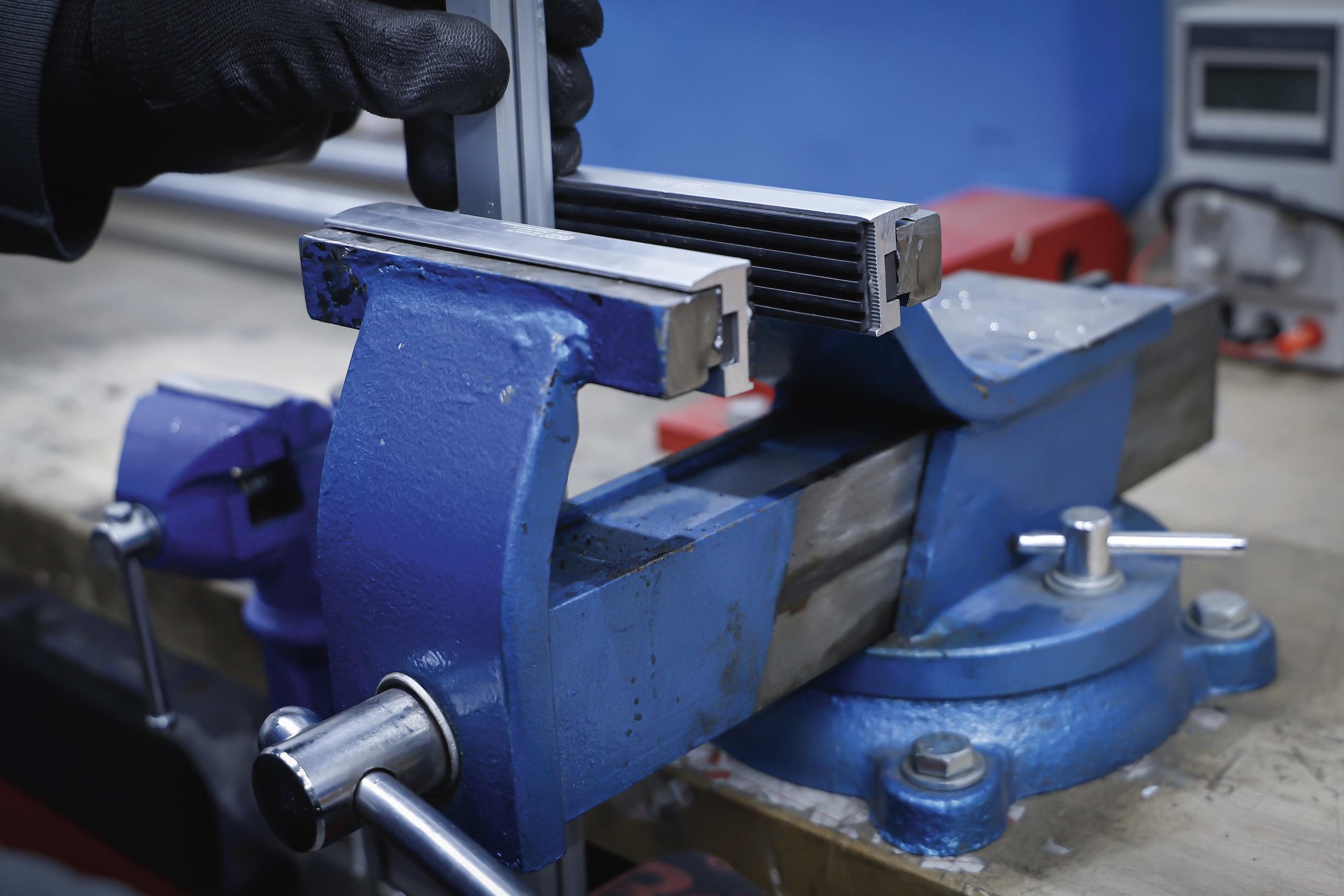 BGS Schraubstock-Schutzbacken | Aluminium | Breite 125 mm | 2-tlg.