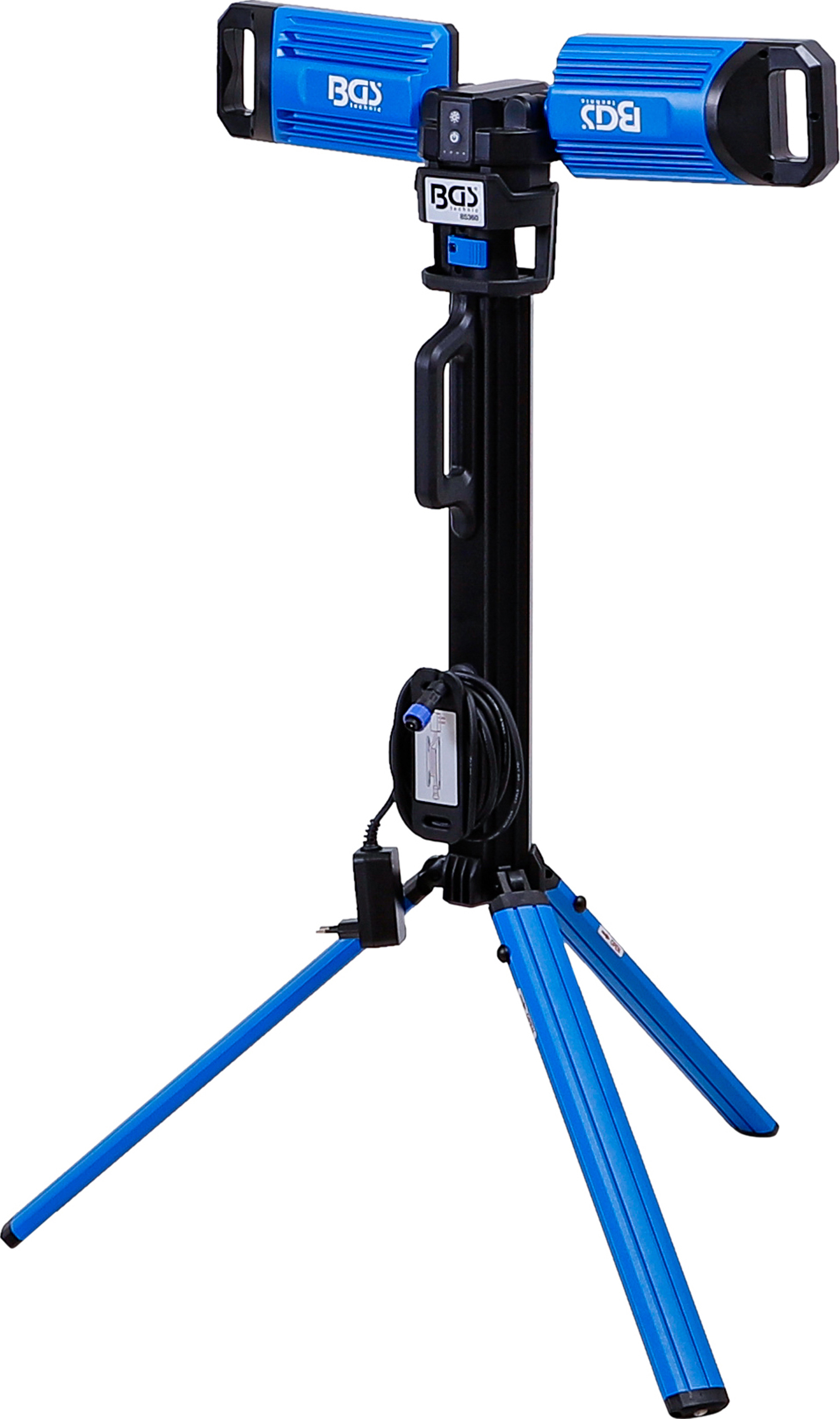 BGS Hybrid Duo-SMD-LED-Arbeits-Strahler | mit Stativ