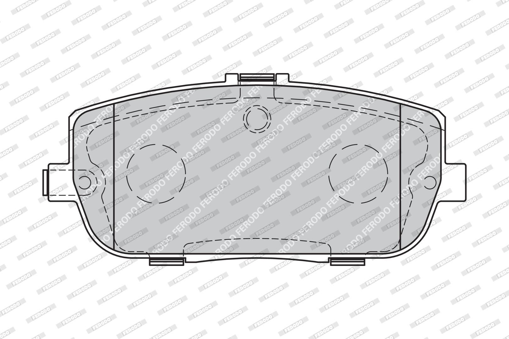 Bremsbelagsatz, Scheibenbremse