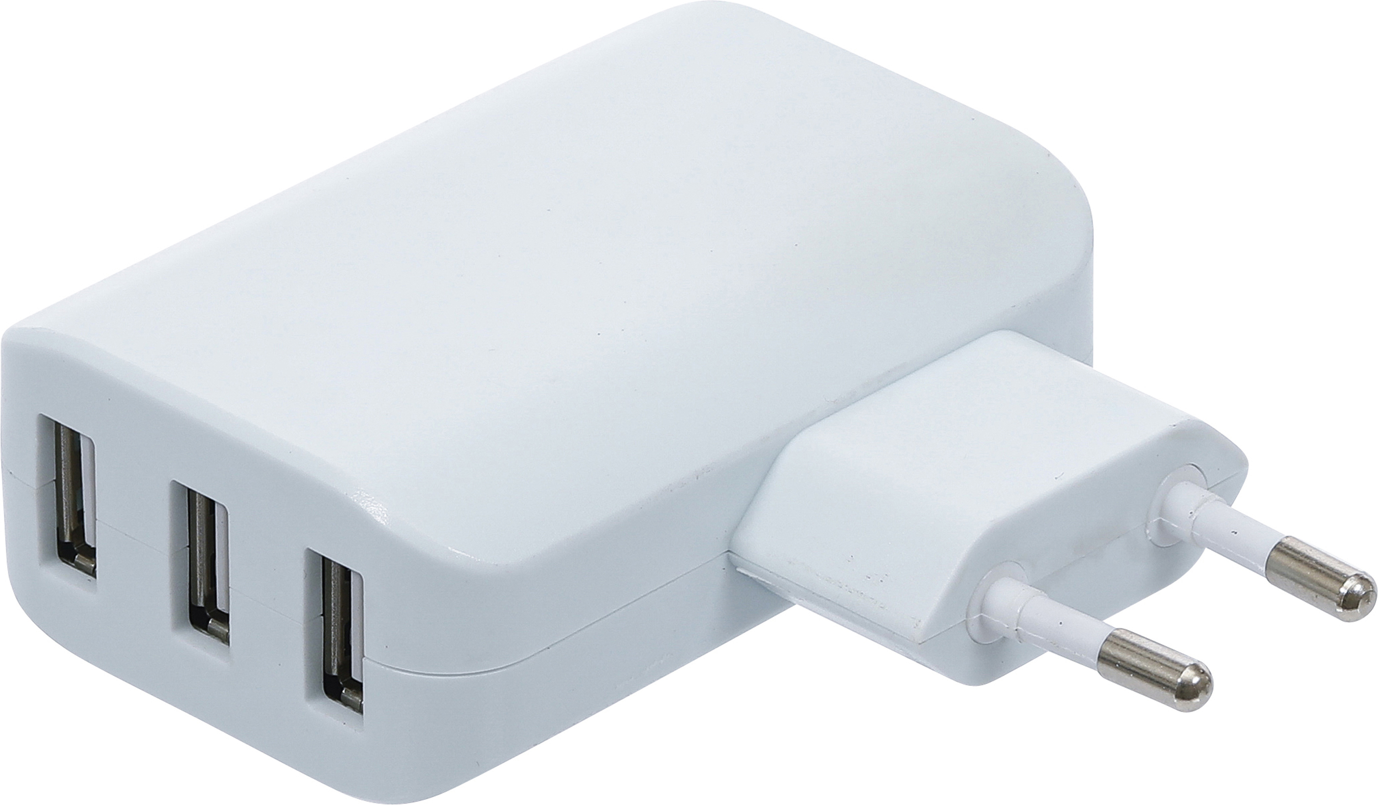 BGS Universal USB-Ladegerät | 3 USB-Ports | max 3,4 A total max. 2,4 A / USB | 110 - 240 V