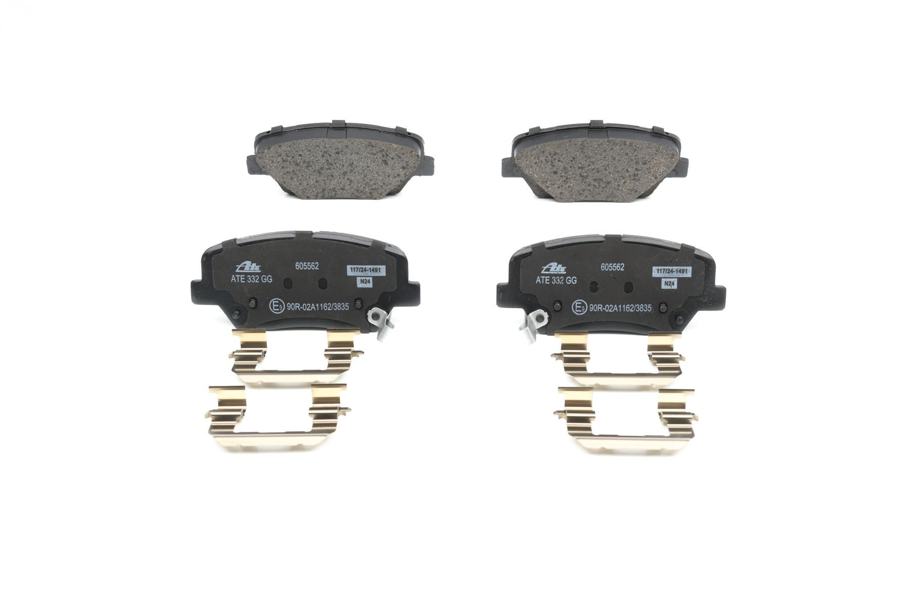 Bremsbelagsatz, Scheibenbremse