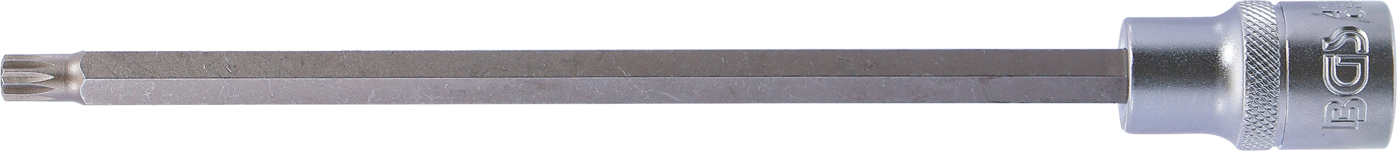 BGS Bit-Einsatz | Länge 200 mm | Antrieb Innenvierkant 12,5 mm (1/2") | Innenvielzahn (für XZN) M8