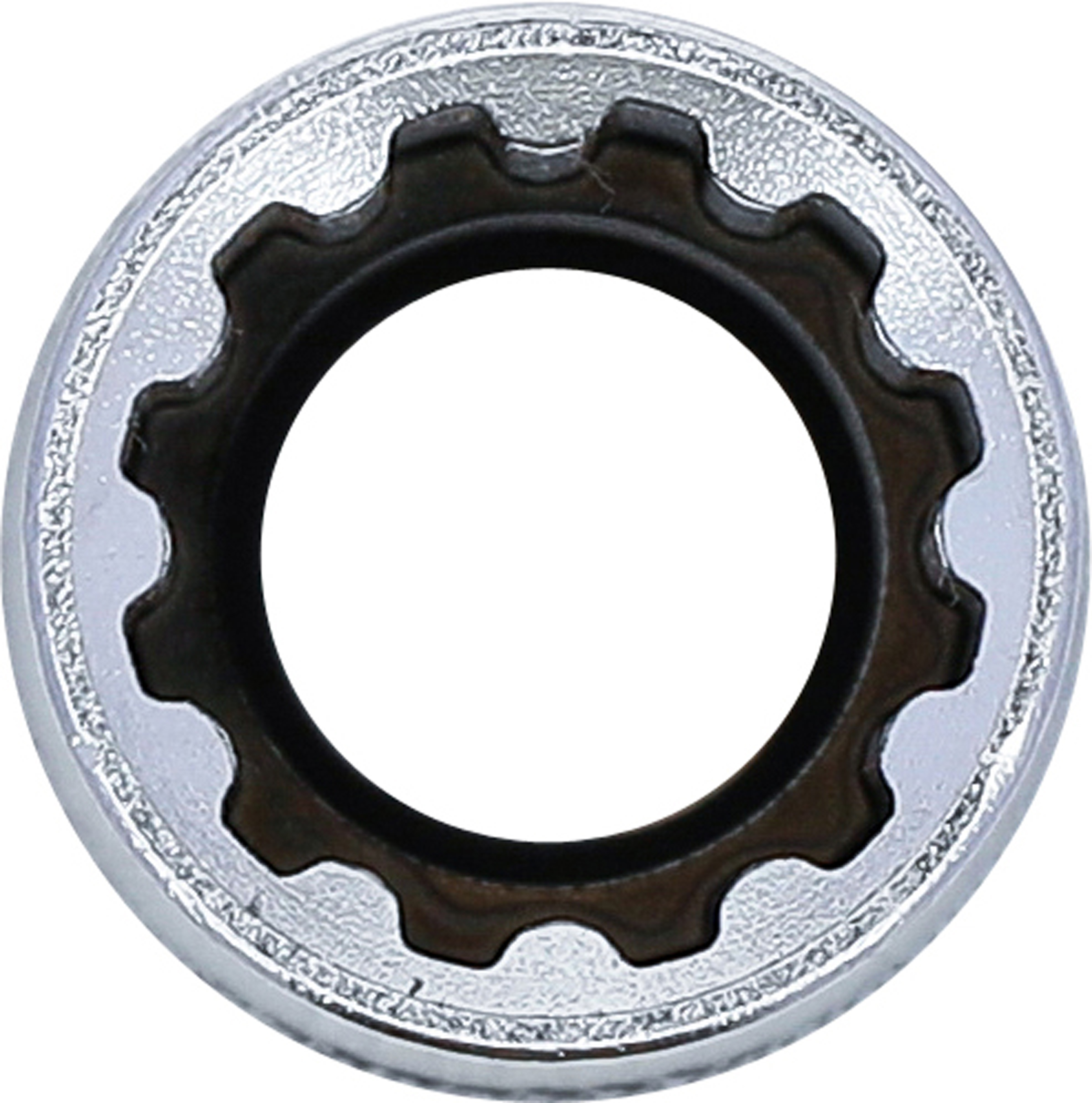 BGS Steckschlüssel-Einsatz Gear Lock, tief | Antrieb Innenvierkant 12,5 mm (1/2") | SW 14 mm