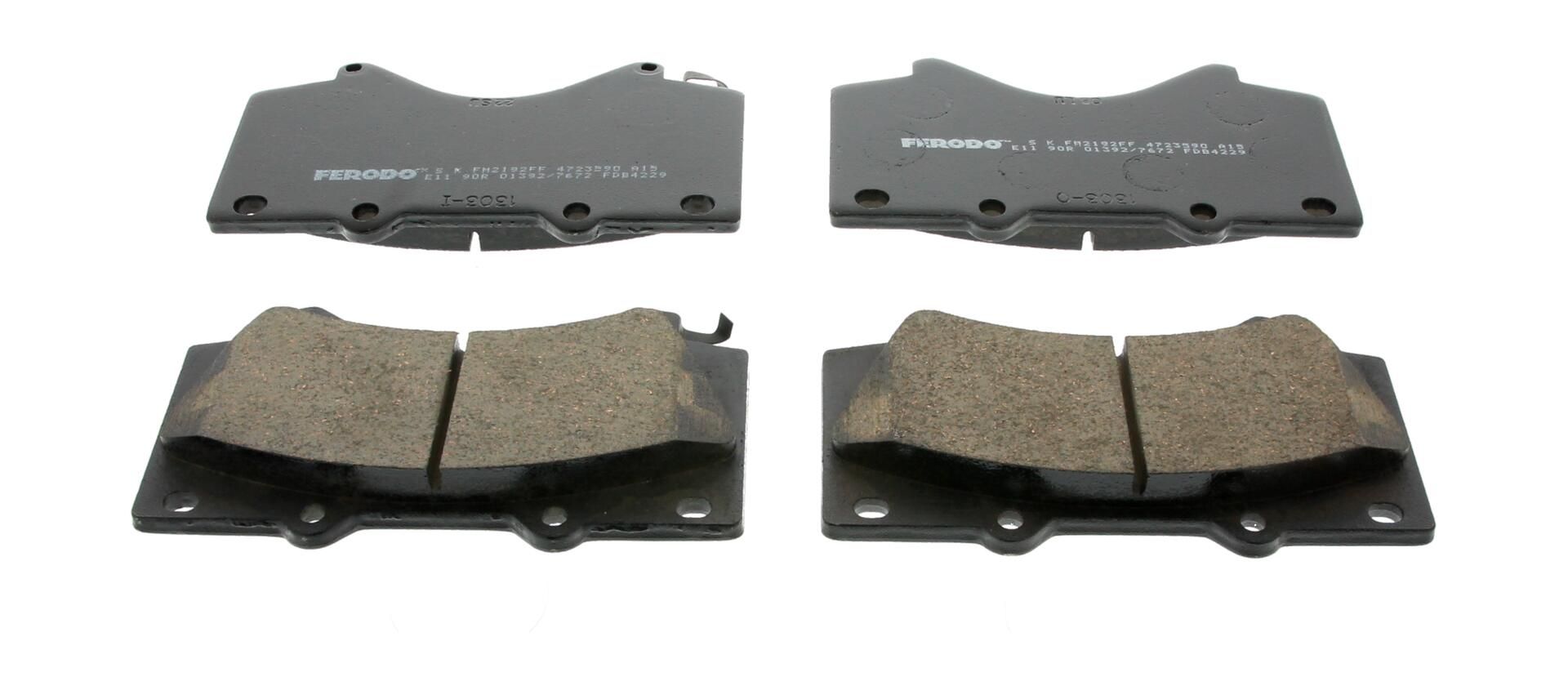 Bremsbelagsatz, Scheibenbremse