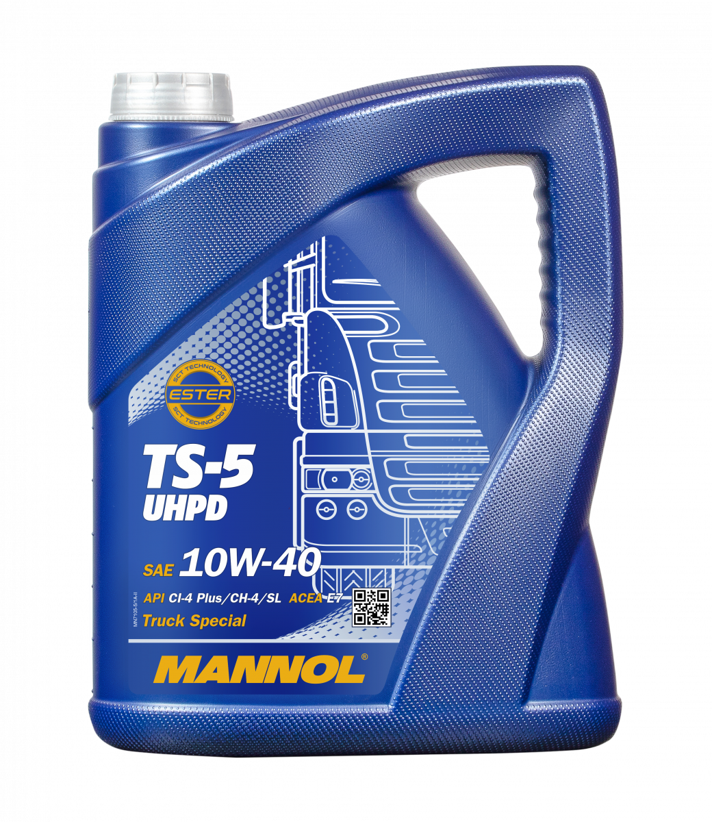 10W-40 Mannol 7105 TS-5 UHPD Motoröl 5 Liter