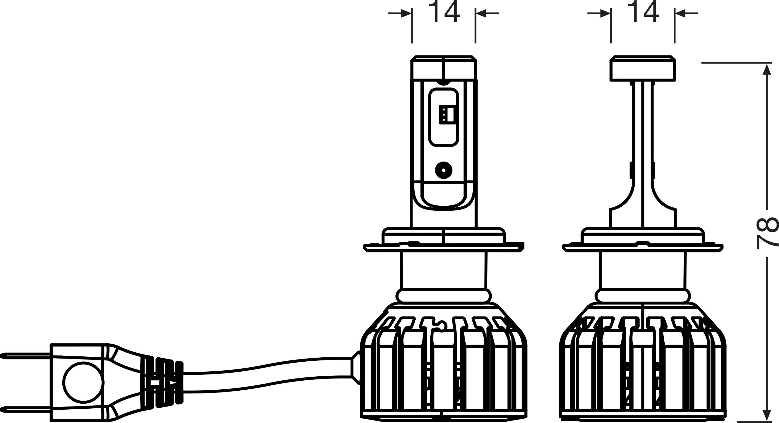 Glühlampe, Fernscheinwerfer