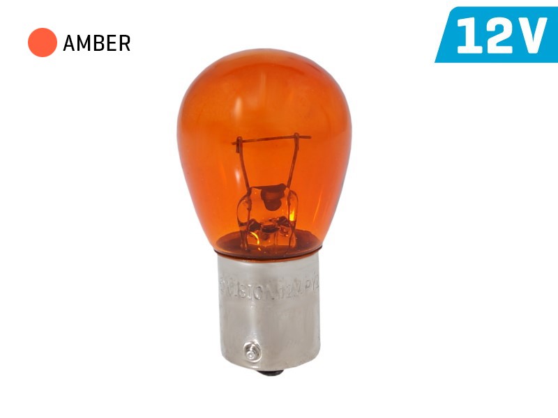 Vision Kugellampe Orange 12V 21W PY21W BAU15s 10er Pack