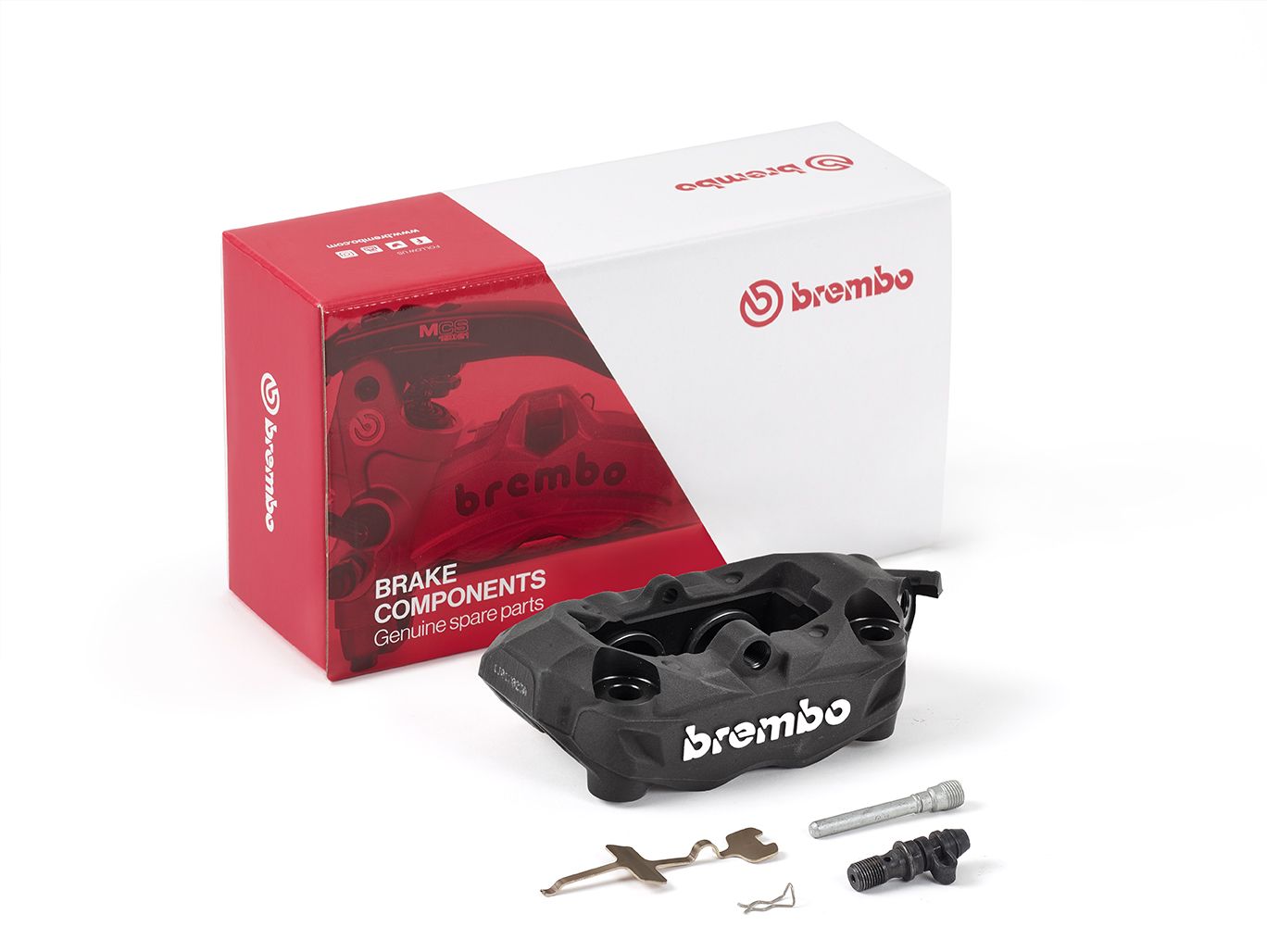 Bremssattel “BREMBO Bremssattel (4-Kolben) , Aluminium , gegossen ”