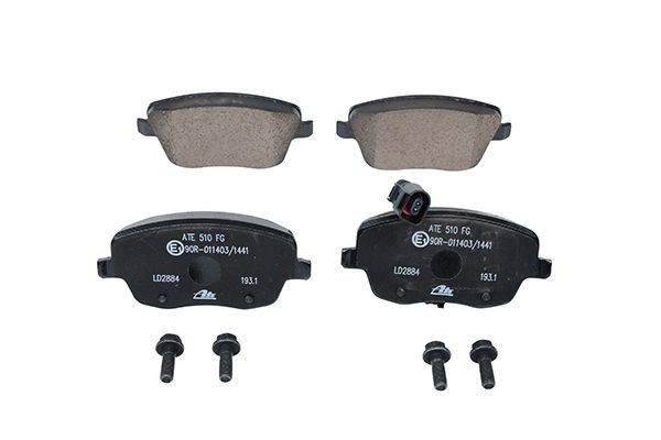 Bremsbelagsatz, Scheibenbremse