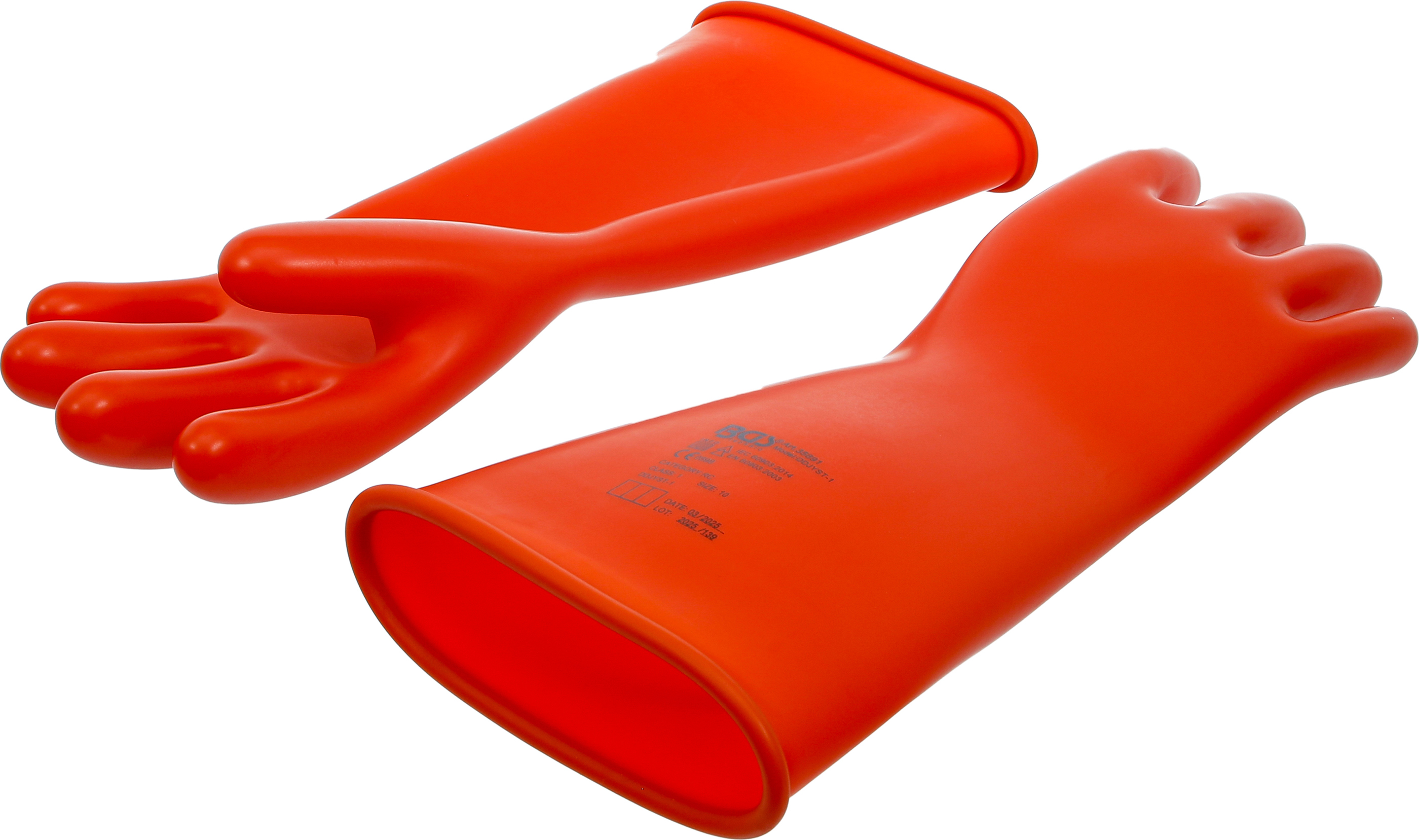 BGS Elektriker-Schutzhandschuhe | mit Naturlatex Schutzisolierung | Größe 10 (XL)