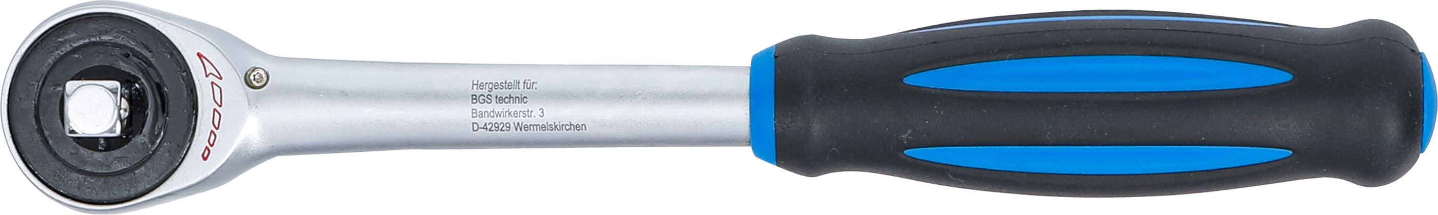 BGS Umschaltknarre mit Drehgriff | Abtrieb Außenvierkant 10 mm (3/8")