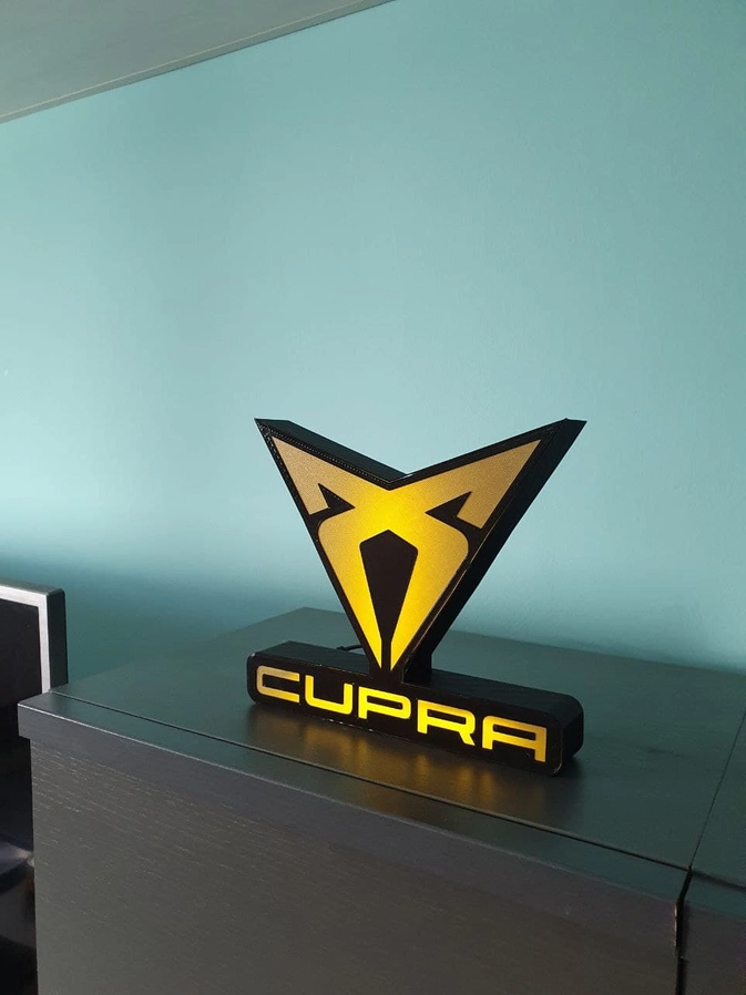 Cupra Lampe Cupra Logo Autolampe Tischlampe Autos