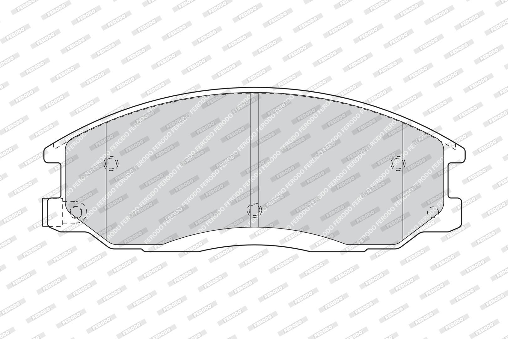 Bremsbelagsatz, Scheibenbremse