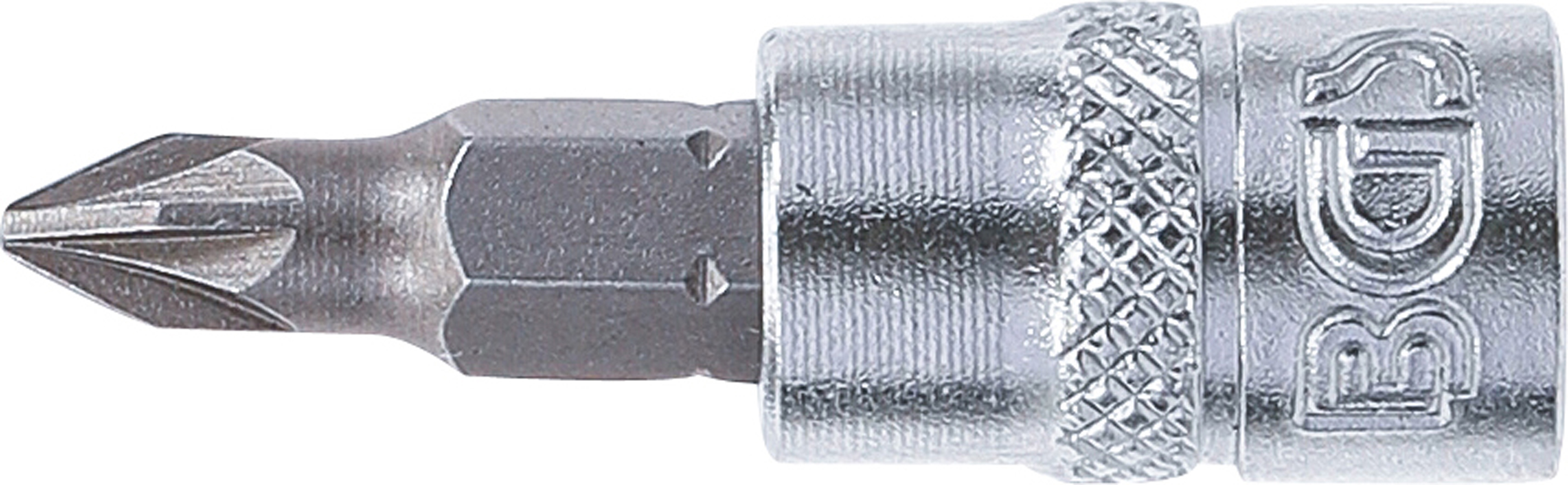 BGS Bit-Einsatz | Antrieb Innenvierkant 6,3 mm (1/4") | Kreuzschlitz PZ1