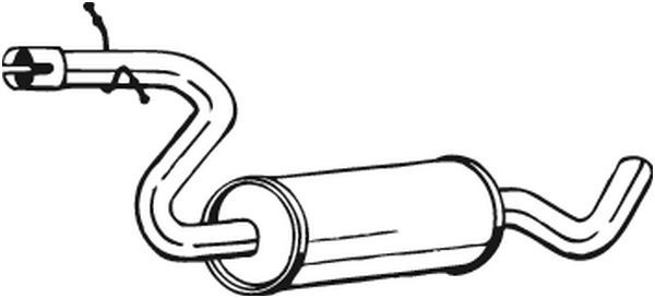 Mittelschalldämpfer