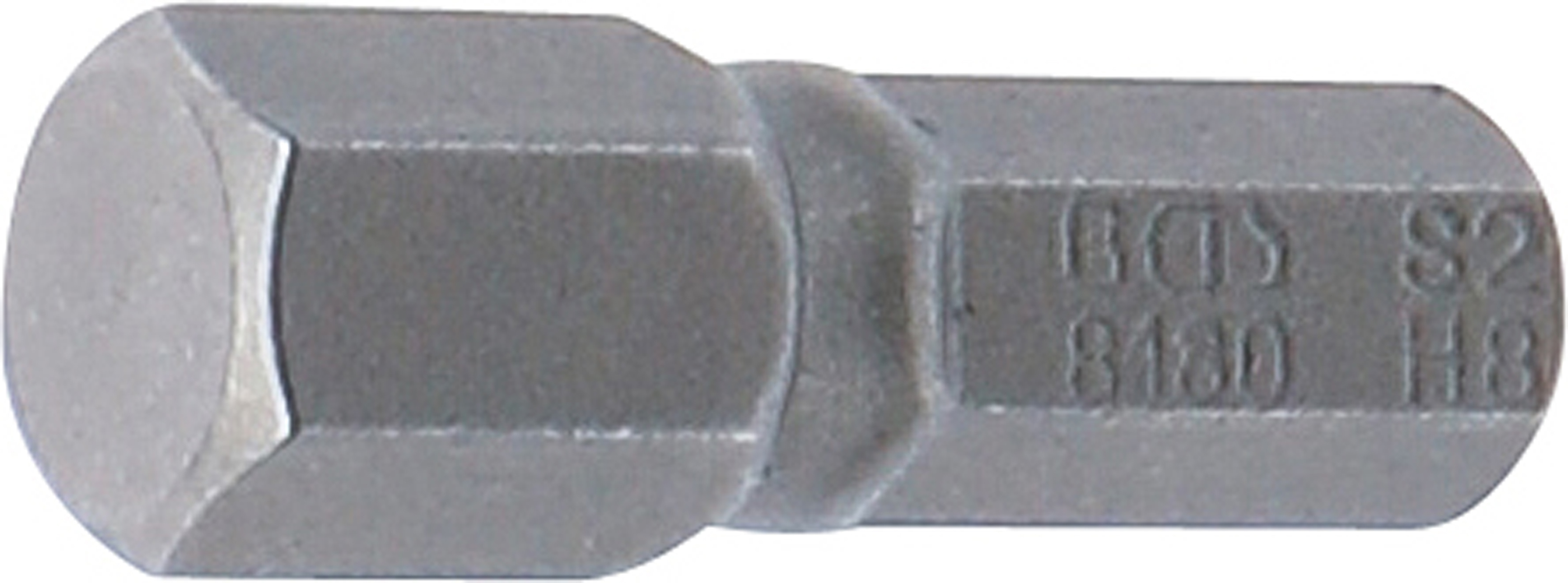 BGS Bit | Länge 25 mm | Antrieb Außensechskant 6,3 mm (1/4") | Innensechskant 8 mm