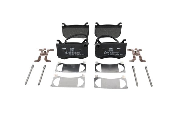 Bremsbelagsatz, Scheibenbremse