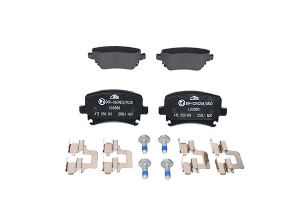 Bremsbelagsatz, Scheibenbremse