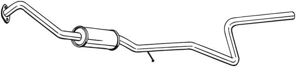 Mittelschalldämpfer