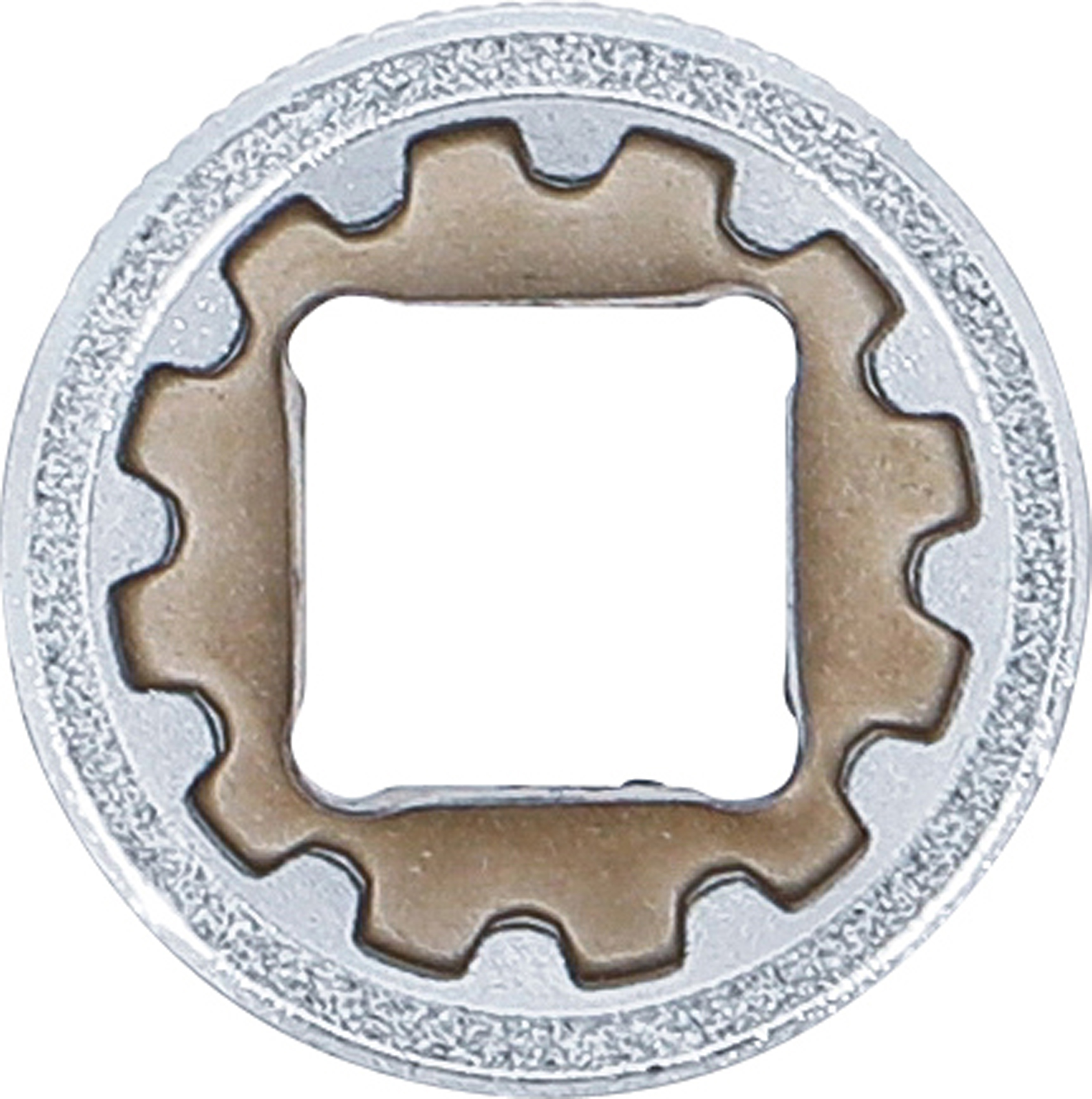 BGS Steckschlüssel-Einsatz Gear Lock | Antrieb Innenvierkant 10 mm (3/8") | SW 14 mm