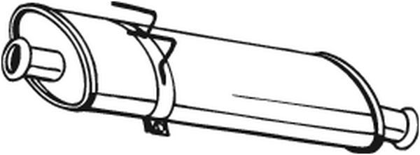 Mittelschalldämpfer