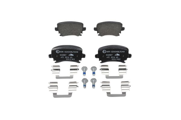 Bremsbelagsatz, Scheibenbremse