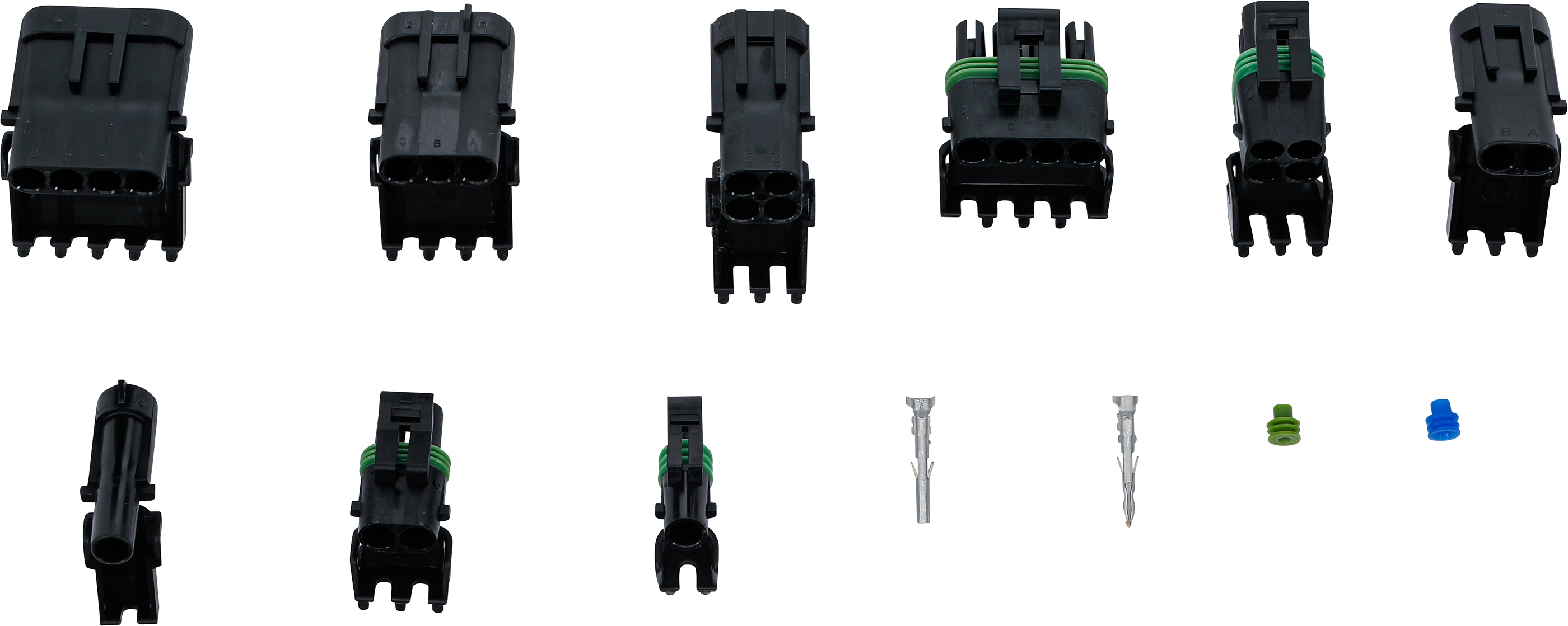 BGS Steckverbinder-Sortiment | wasserdicht | 232-tlg.