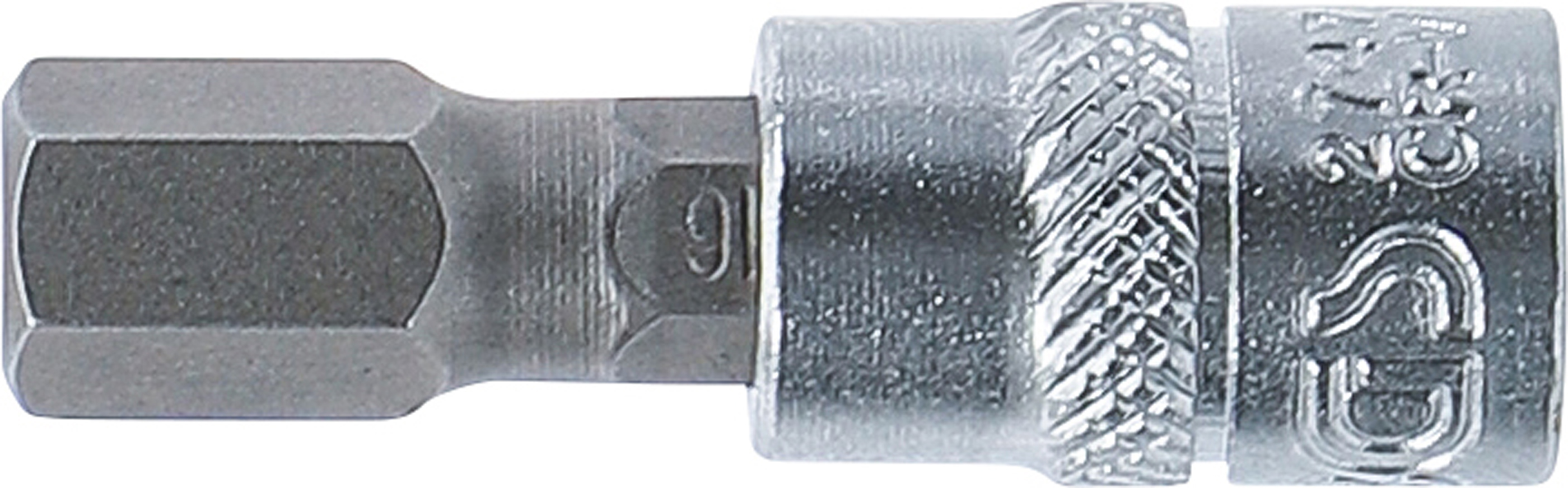 BGS Bit-Einsatz | Antrieb Innenvierkant 6,3 mm (1/4") | Innensechskant 5/16"
