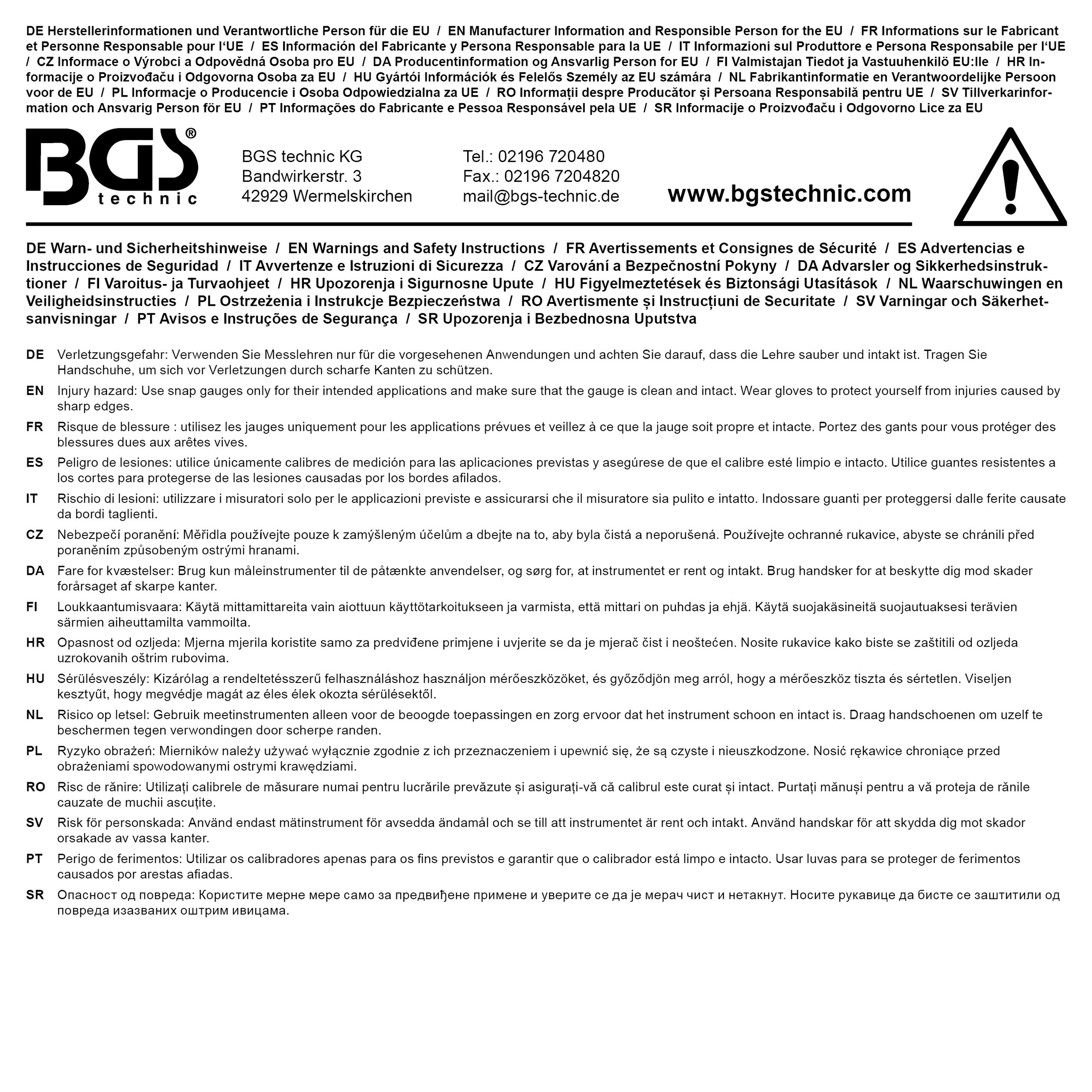 BGS Rollbandmaß | 12 mm x 100 m